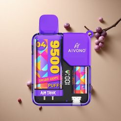 Aivono Aim Tank 9500 Sakura Druva med 650mAh och 18ml E-vätska