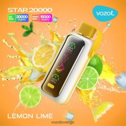 VOZOL STAR 20 000 citron lime DLXTZ611 - VOZOL Sverige