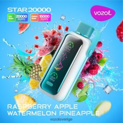 VOZOL STAR 20 000 hallon äpple vattenmelon ananas DLXTZ618 - VOZOL Vape Sale