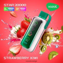 VOZOL STAR 20 000 jordgubbskiwi DLXTZ620 - VOZOL Vape