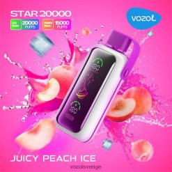 VOZOL STAR 20 000 saftig persikois DLXTZ610 - VOZOL Vape